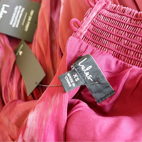 Lulu's Red Midi Dress - Picture 6 of 9